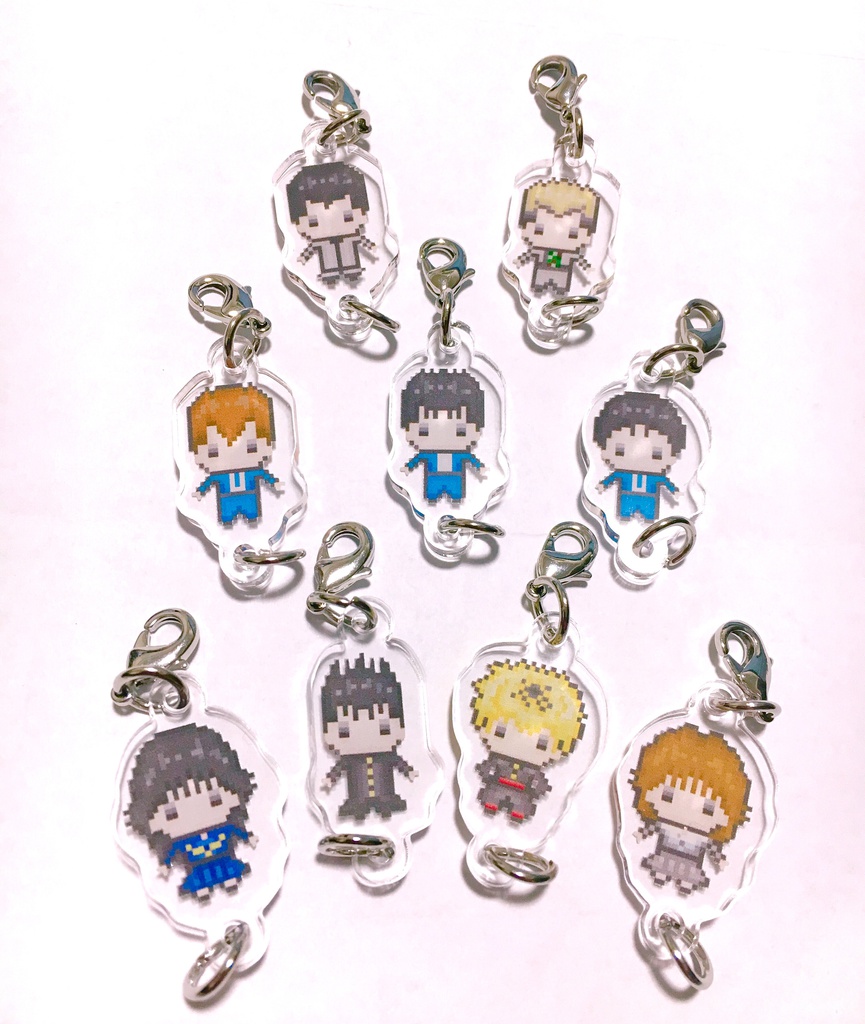 つながる今日俺アクリルチャーム