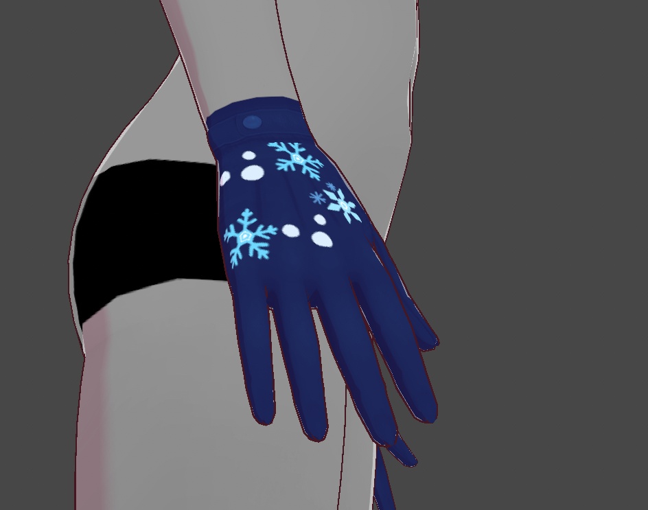 Snowflake gloves