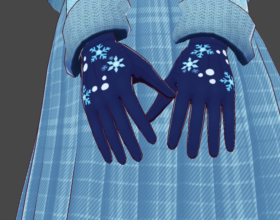 Snowflake gloves