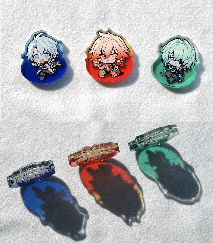 オンパロス男子の揺れる自立アクスタ