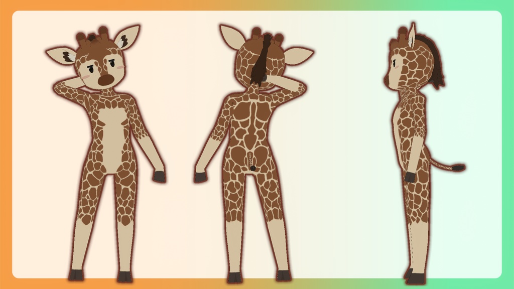 【リメイク版】じらふ GRF / オリジナル3Dモデル