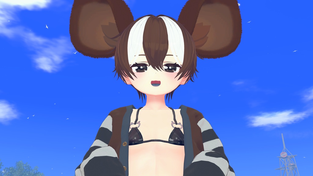 真冬ちゃん胸フラット化シェイプキー&フラット用追加テクスチャ