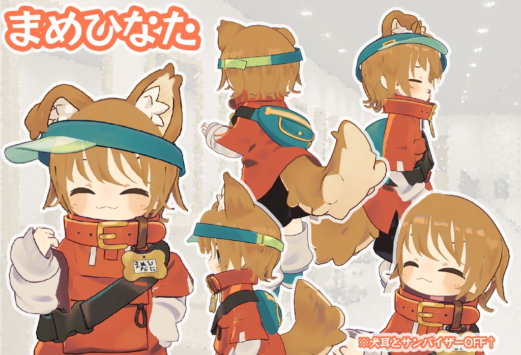 やわらかウルフカット【髪型/キプフェル用/まめひなた対応/VRChat想定】