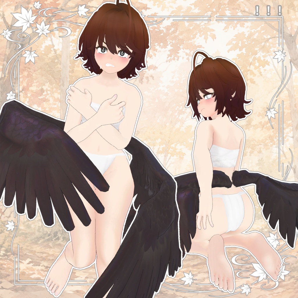 烏天狗のヤシャ【オリジナル3Dモデル】 #Yasha3D