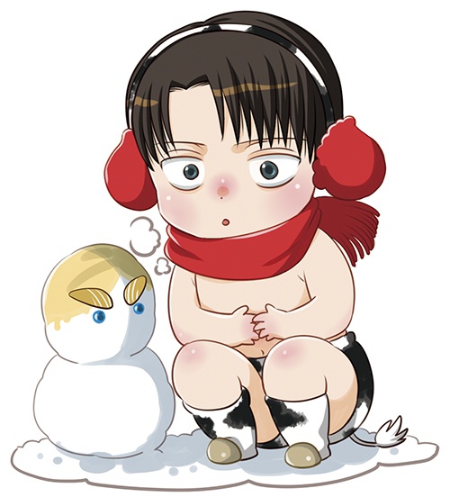 牛さんアクキー
