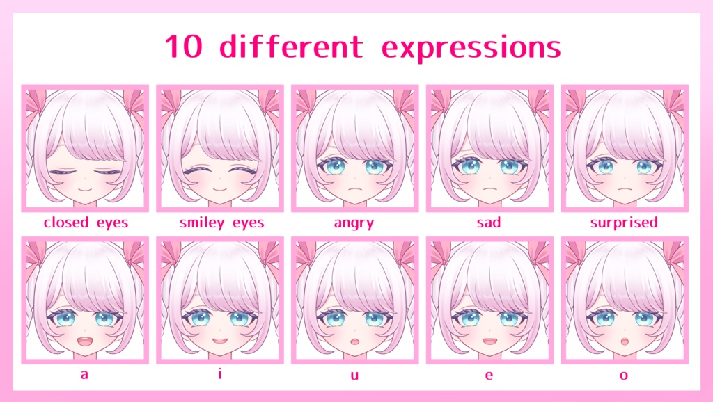 【汎用】ゆるふわツインドリルちゃん【パーツ分けPSD】/【Generic】Twin Drills Hair Girl【layered PSD】】