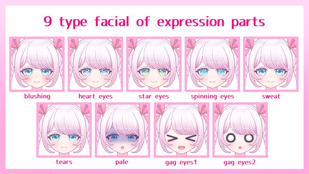 【汎用】ゆるふわツインドリルちゃん【パーツ分けPSD】/【Generic】Twin Drills Hair Girl【layered PSD】】