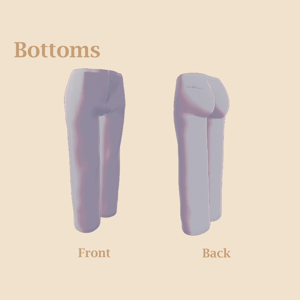 【しなの用衣装】アーバンスタイルコーデ【MA設定済み】