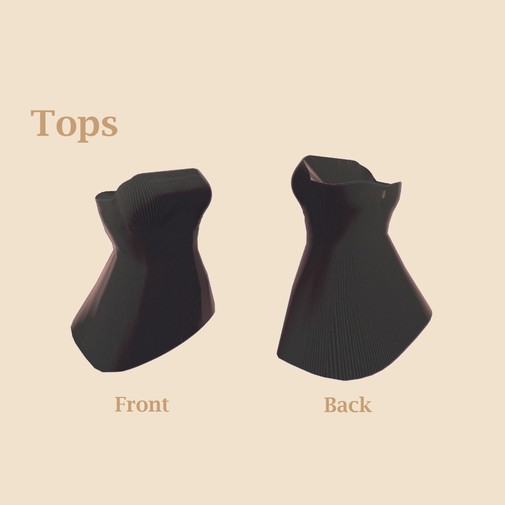 【しなの用衣装】アーバンスタイルコーデ【MA設定済み】