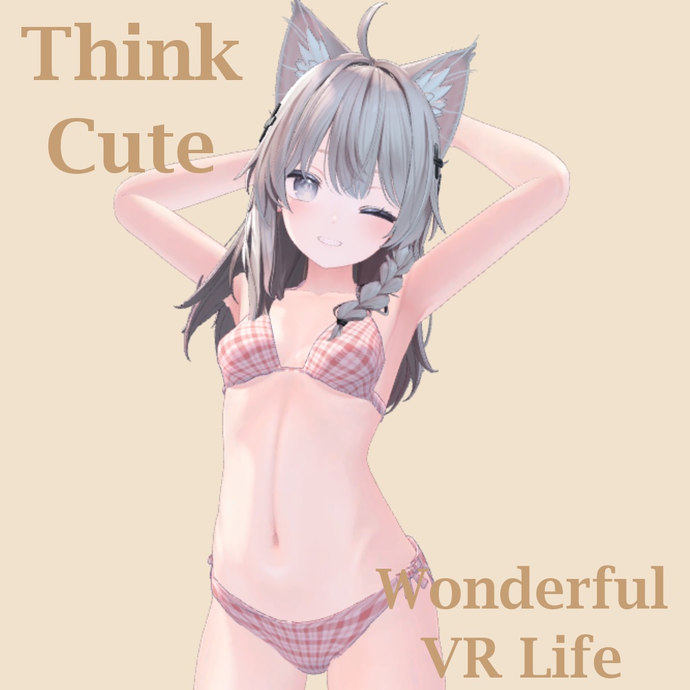 【しなの用】チェックカラー三角ビキニ