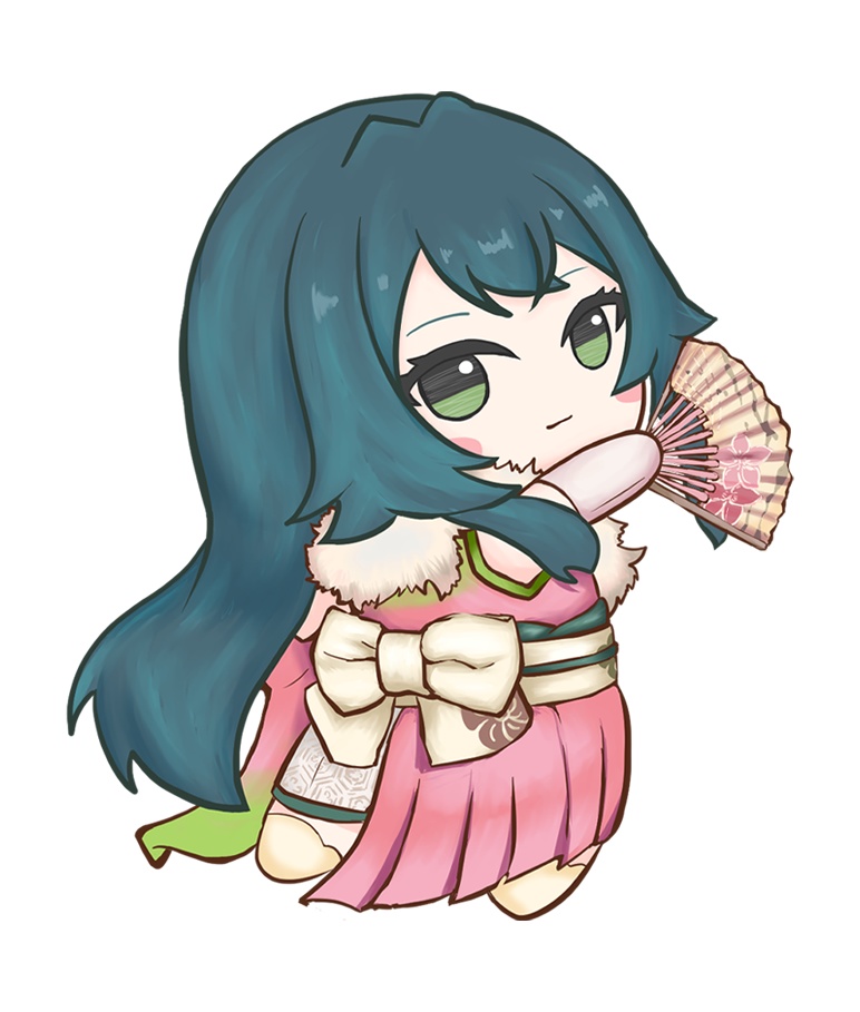 (二次創作)ちびぐるみ手毬ステッカー