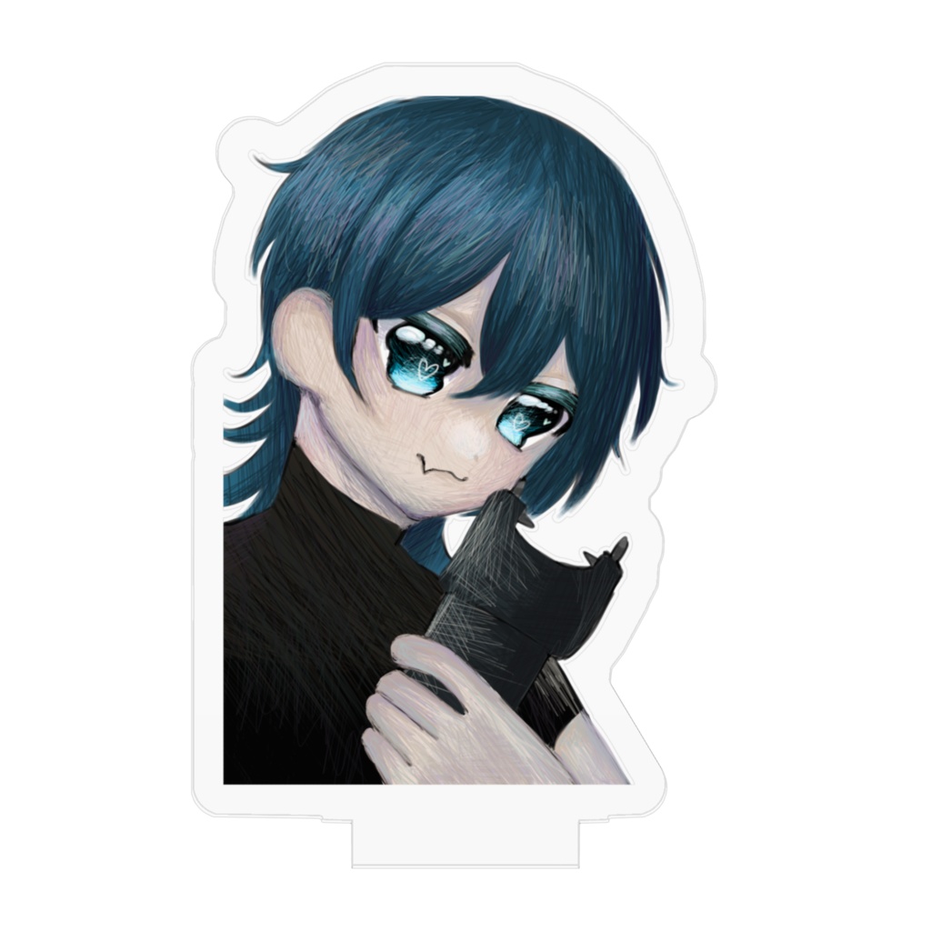 物陰から覗かせるスタンド