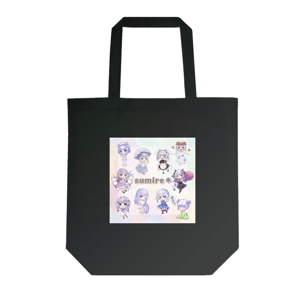 🆕すみれトート(black)