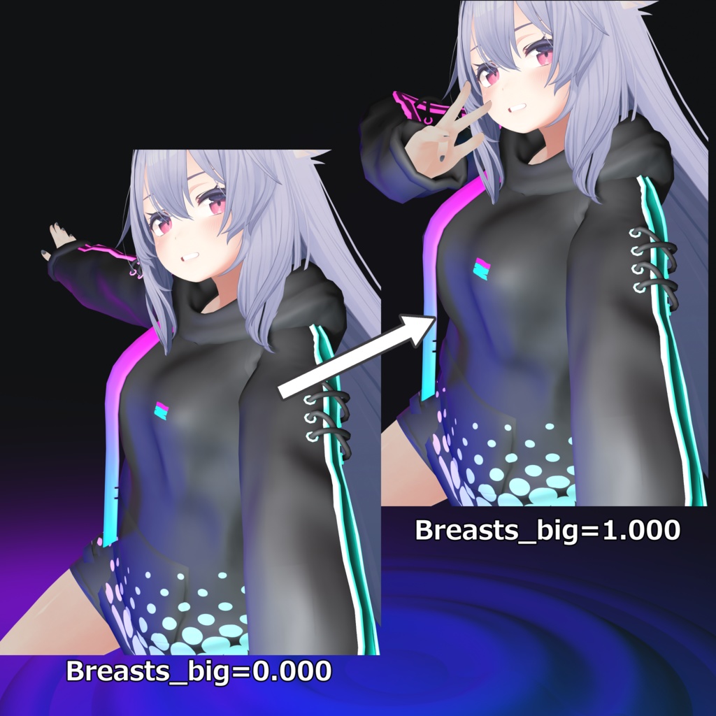 Luminous paka(桔梗用衣装)