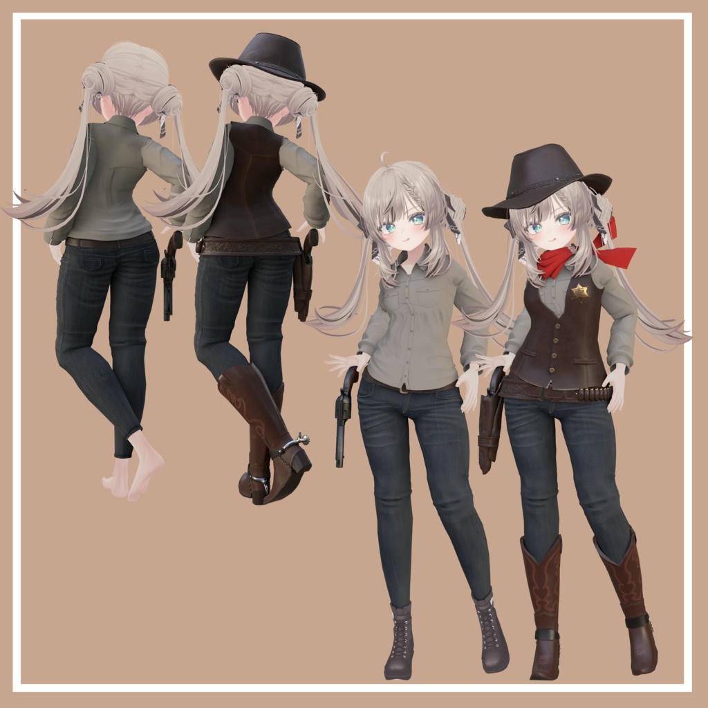 WESTERN OUTFITS(マヌカ用衣装)