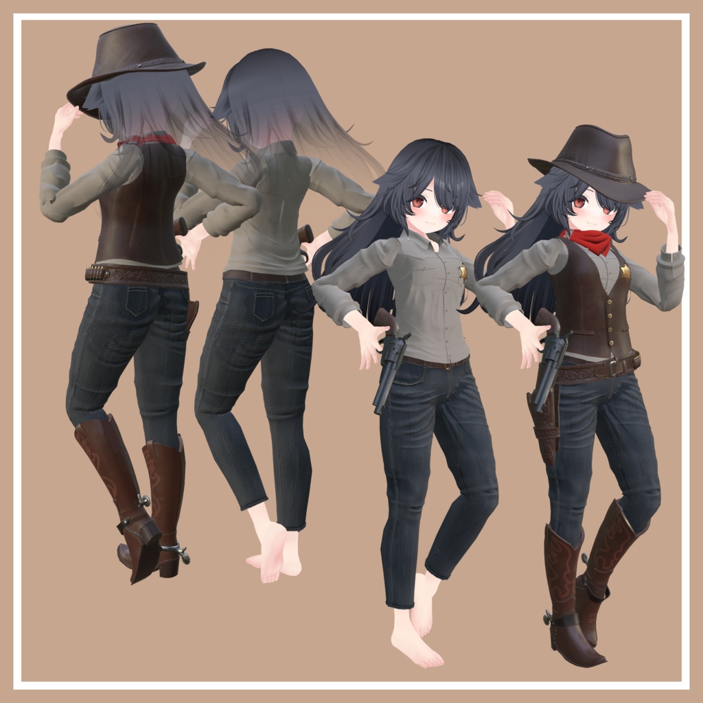WESTERN OUTFITS(デルタフレア用衣装)