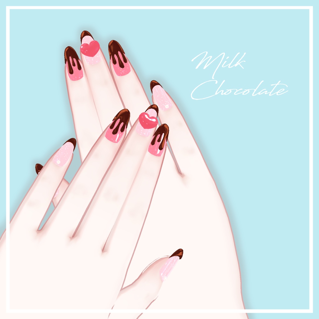 チョコレートネイル Chocolate Nail (3アバター対応)