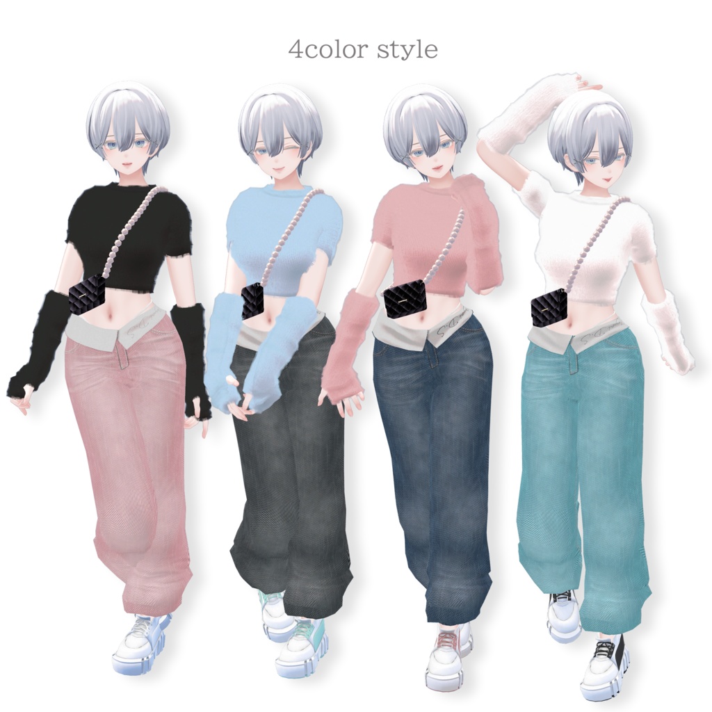 Fur Tops&Heart Denim (森羅用衣装)