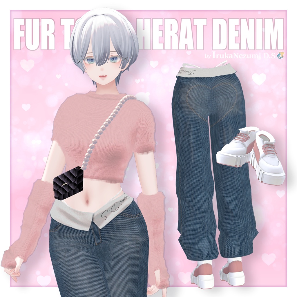 Fur Tops&Heart Denim (森羅用衣装)