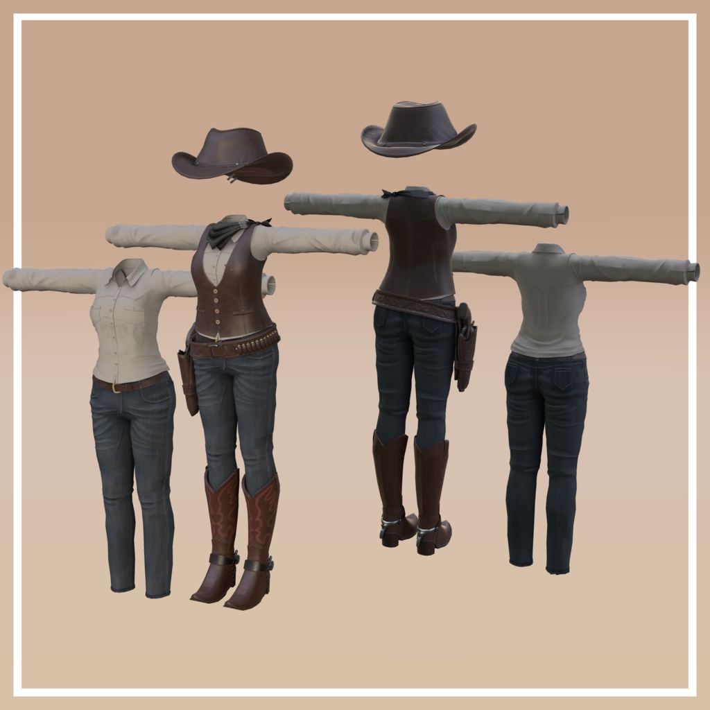 WESTERN OUTFITS(真冬用衣装)