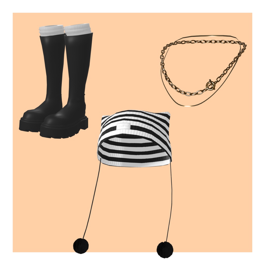 ワッペンデニムジャケット(森羅用衣装)