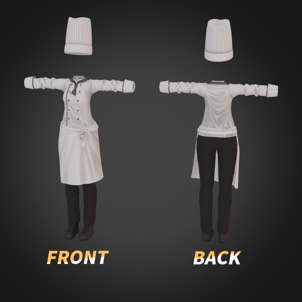 三ツ星シェフ (複数アバター対応)