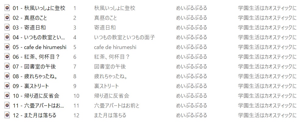 【BGM素材集】学園生活はカオスティックに