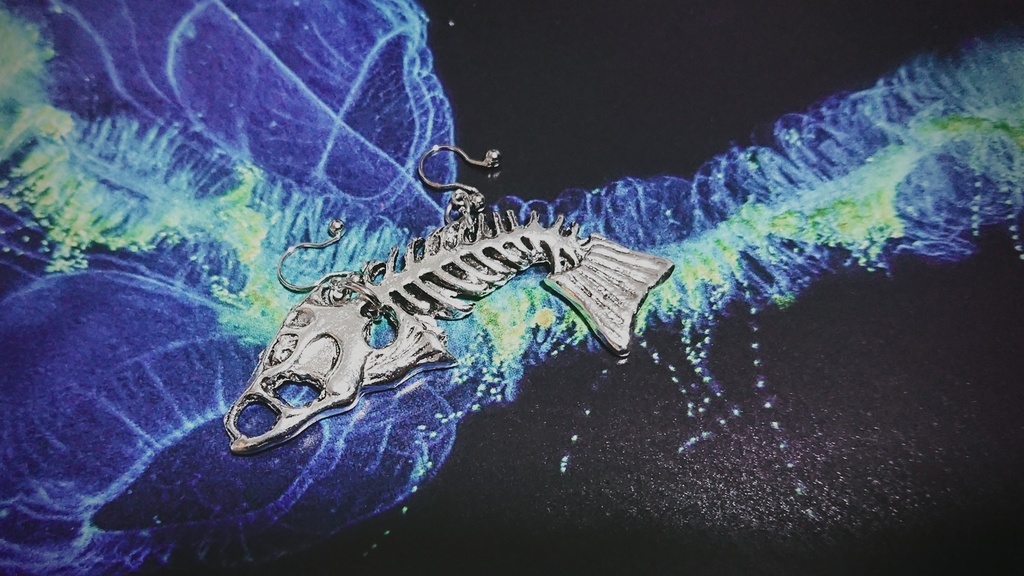 魚の標本のフェイクインダストリアル【イヤリング】