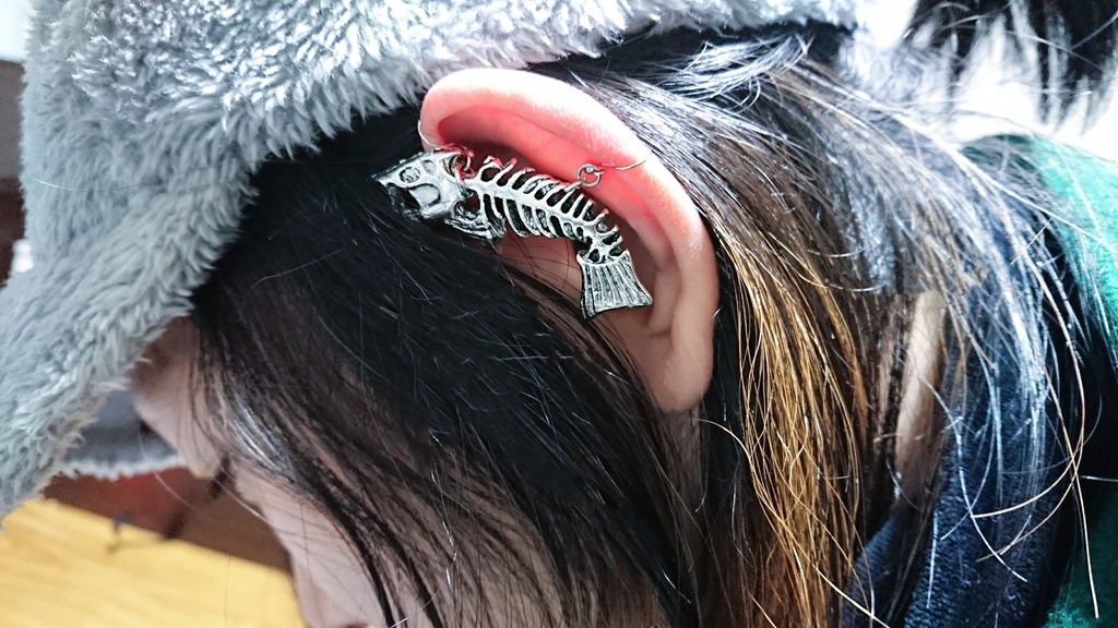 魚の標本のフェイクインダストリアル【イヤリング】