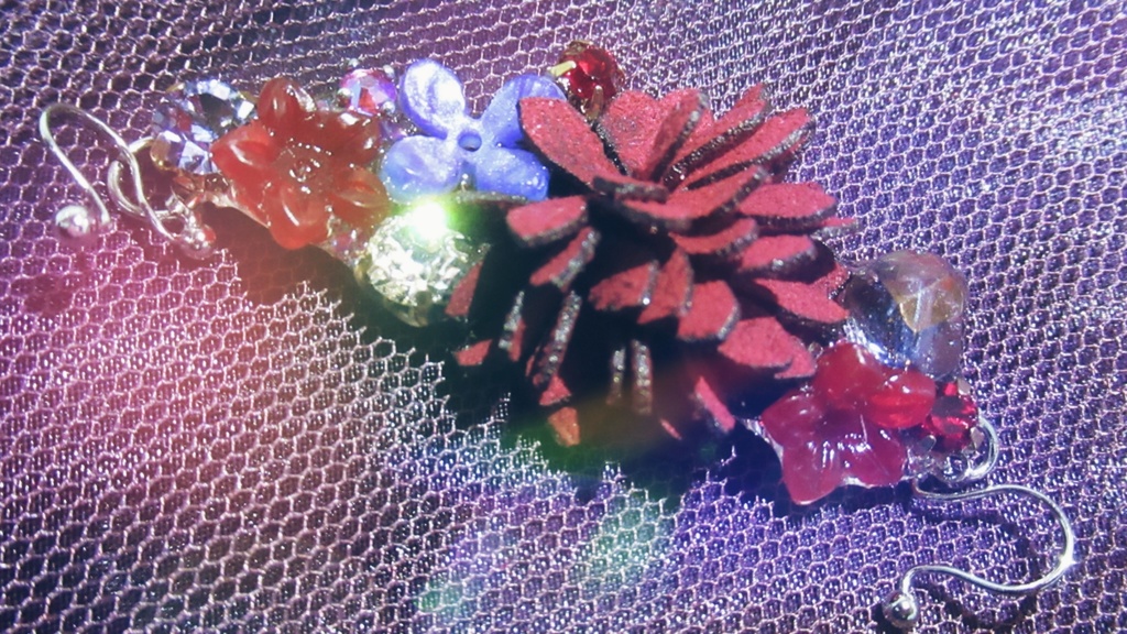 栄華を誇る耳飾り【イヤリング変更◎】