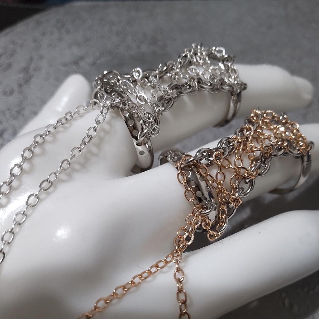 コルセットピアスリング【チェーン】【フリーサイズ】