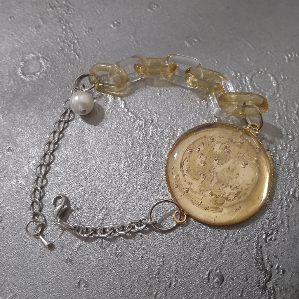 満月のマスクチェーン・ブレスレットセット