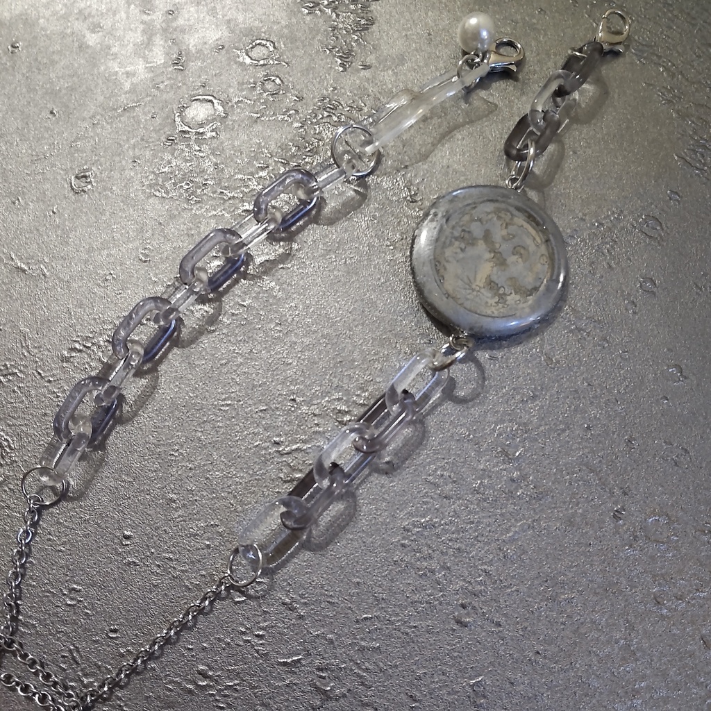 満月のマスクチェーン・ブレスレットセット