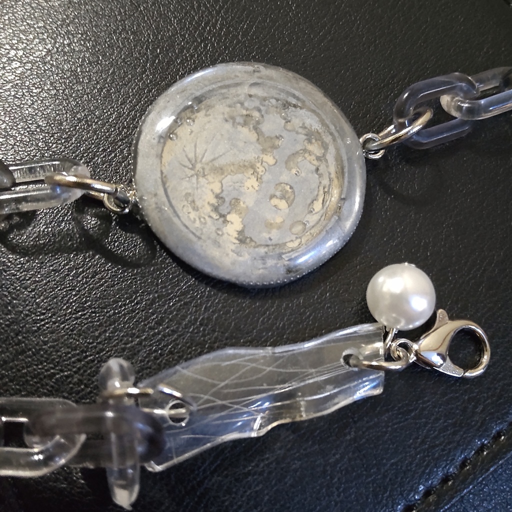 満月のマスクチェーン・ブレスレットセット