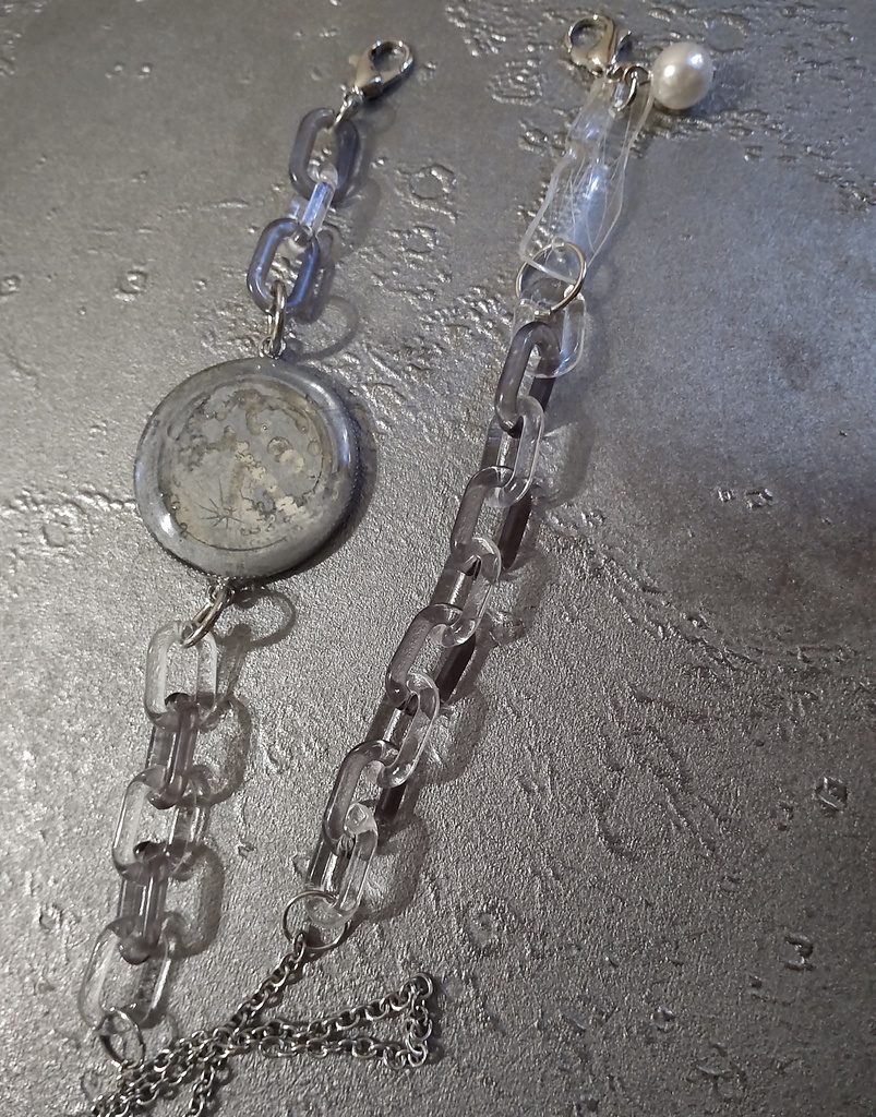 満月のマスクチェーン・ブレスレットセット