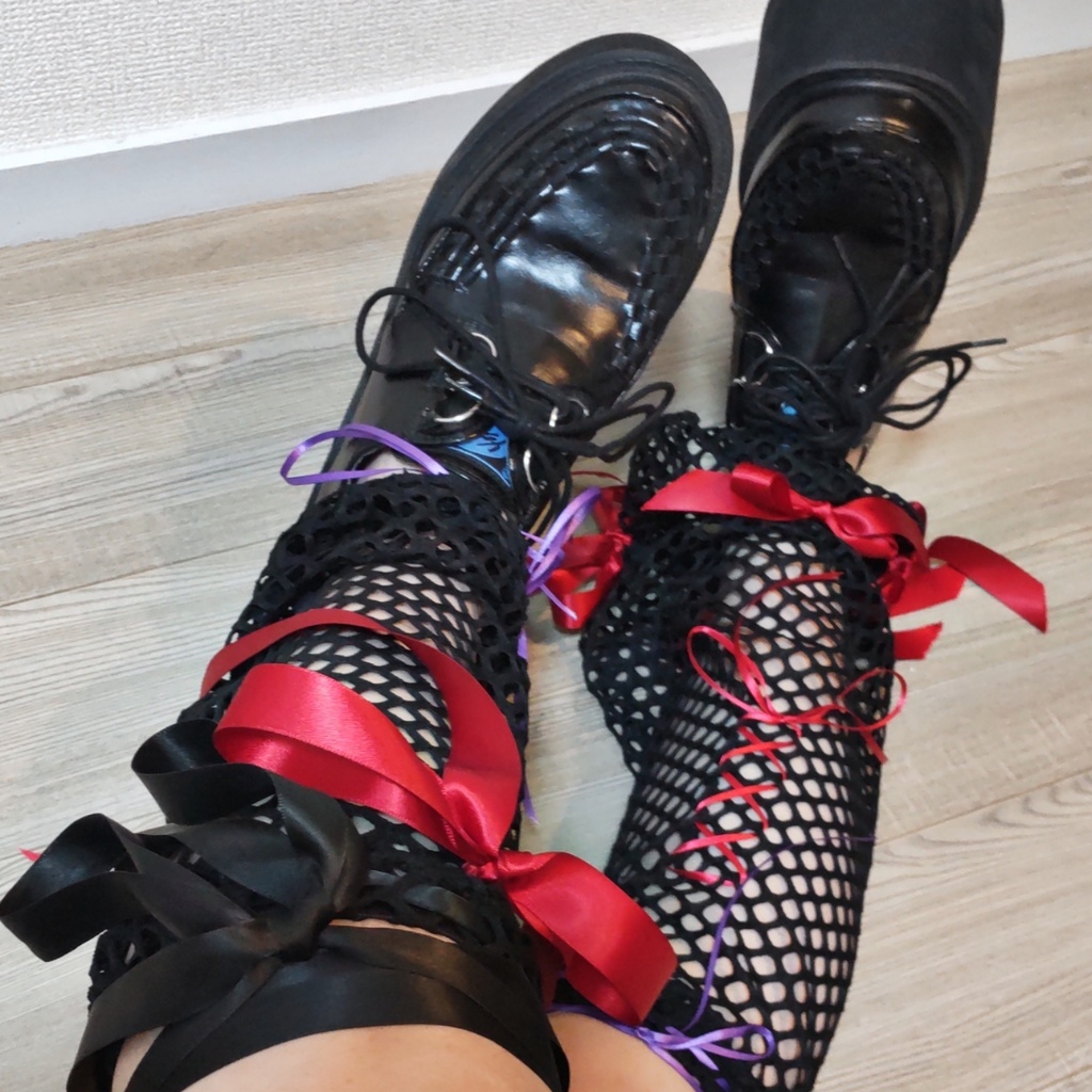 #バレエコアパンク レッグウォーマー