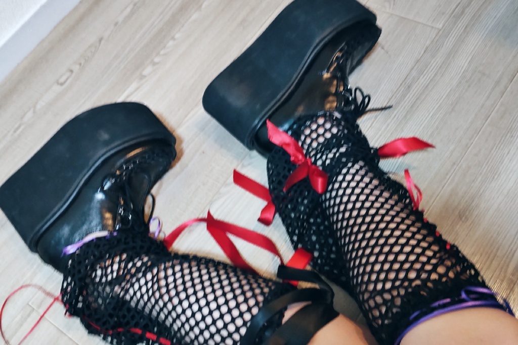 #バレエコアパンク レッグウォーマー