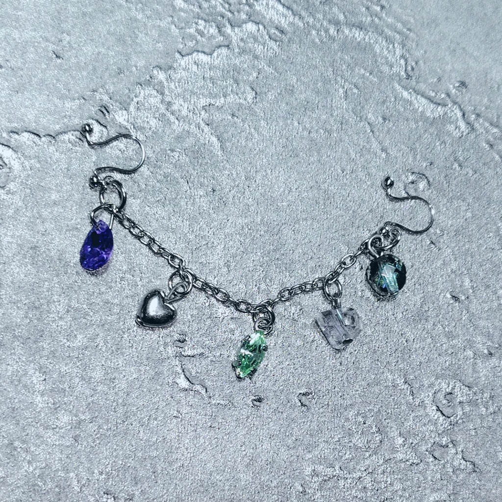 白驟雨のフェイクインダストリアル【イヤーカフ】