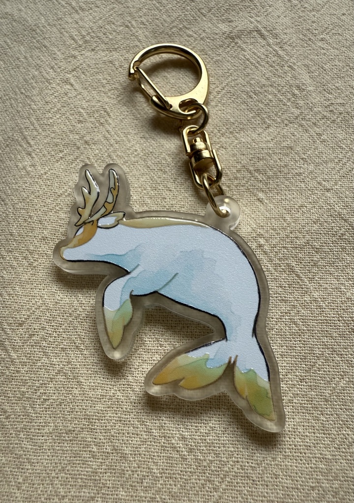 生き物たちのアクリルキーホルダー　渡りの季節の生き物