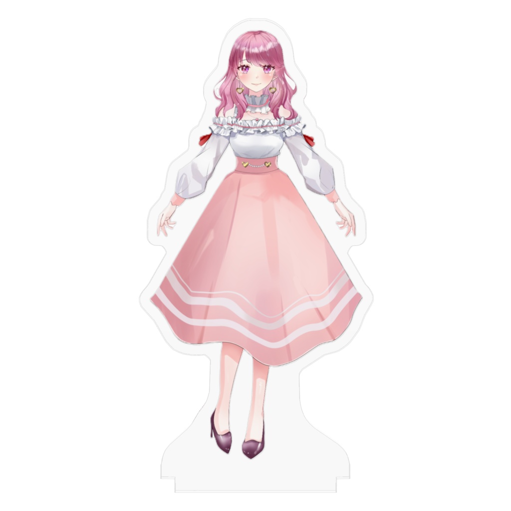 リン子アクリルフィギュア(ピンク)