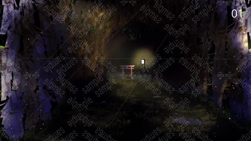 不思議な洞窟素材 (色別4種)