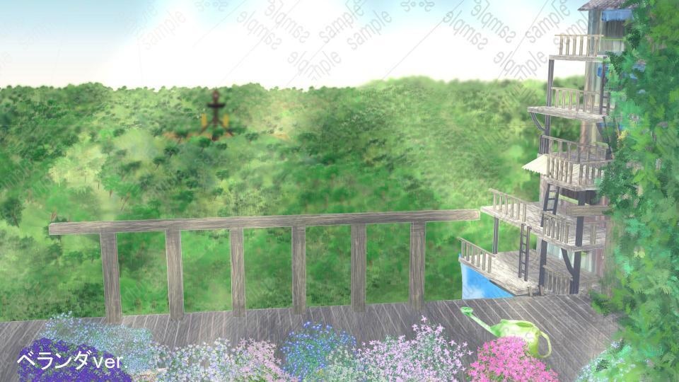 森のなかにあるコンテナの店