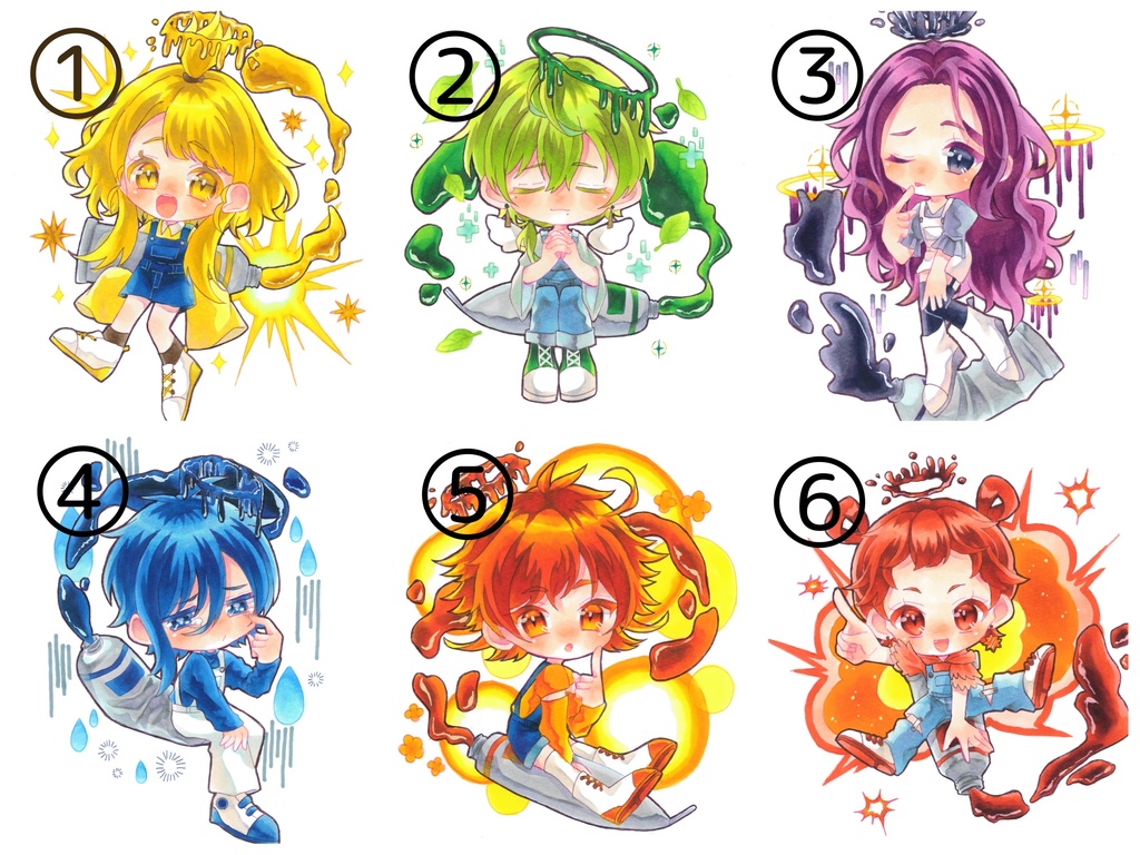 【原画】12colors〜①〜