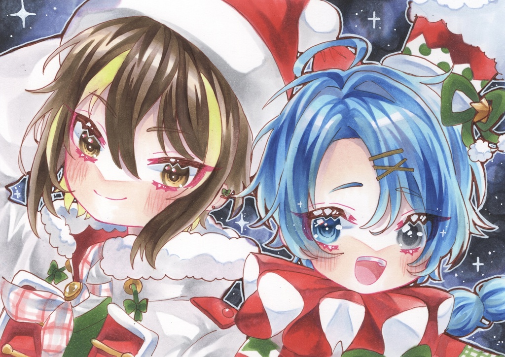 【原画】クリスマスがやってくる🎄🎁