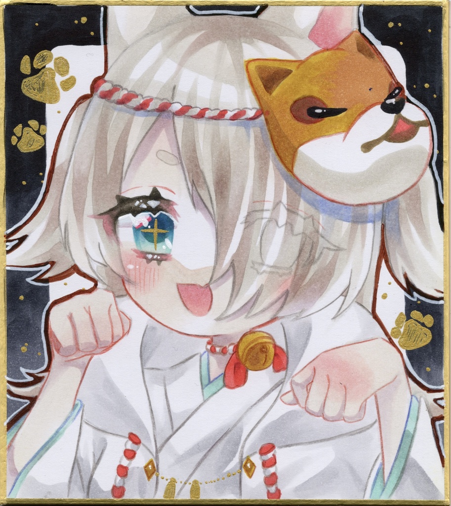 【原画】狛犬ちゃん🐾