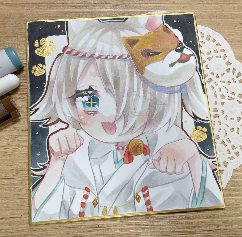 【原画】狛犬ちゃん🐾