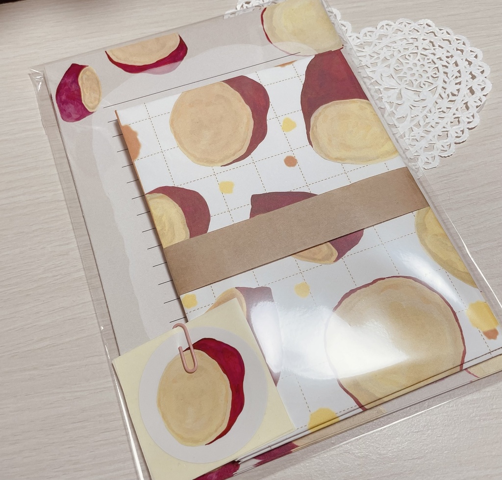 【文具】お芋レターセット🍠