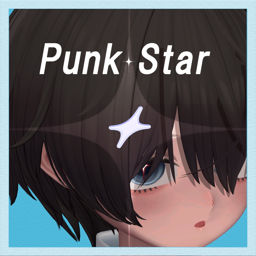 「Punk Star」 星型ヘアピン