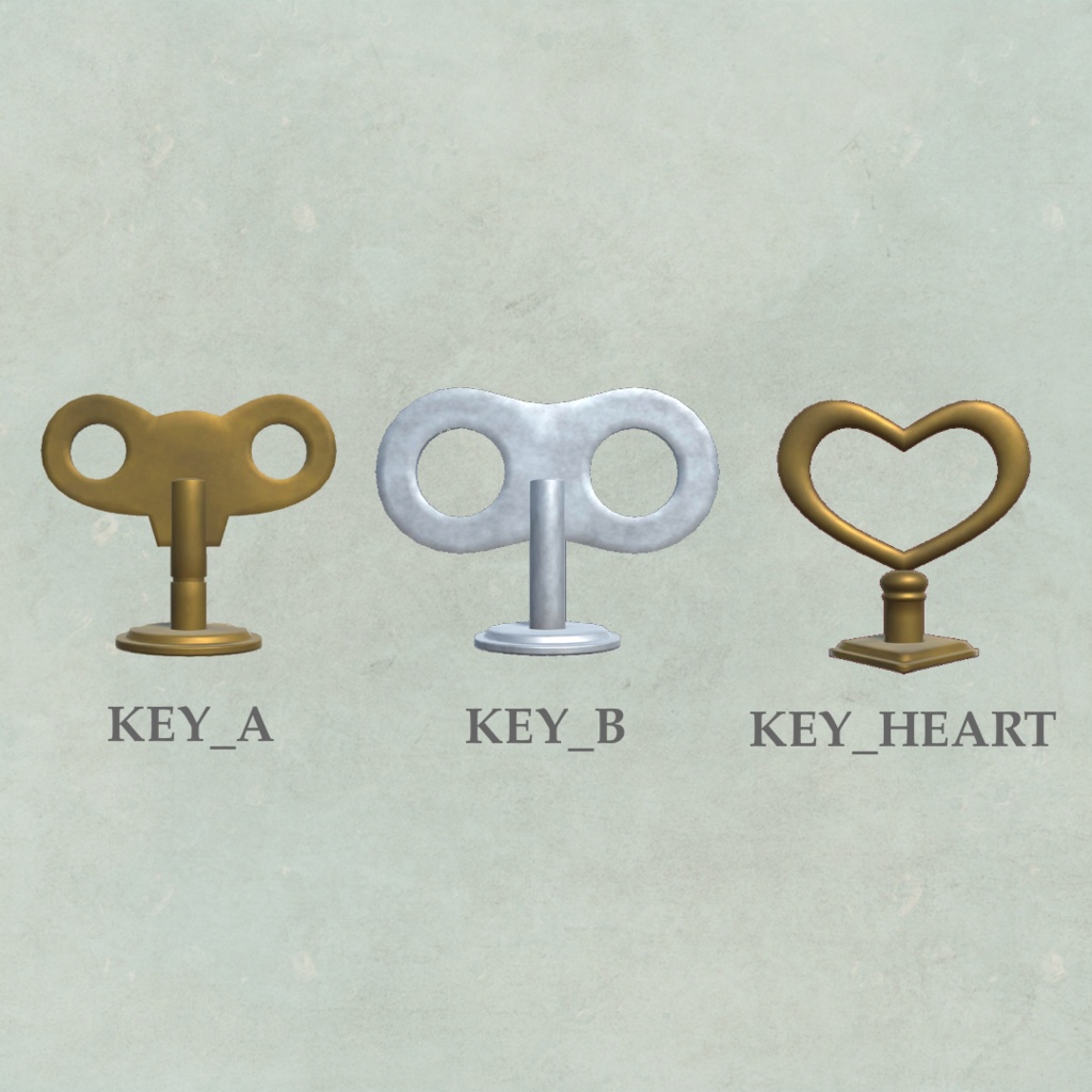 【VRChat用】Mainspring ぜんまい3種