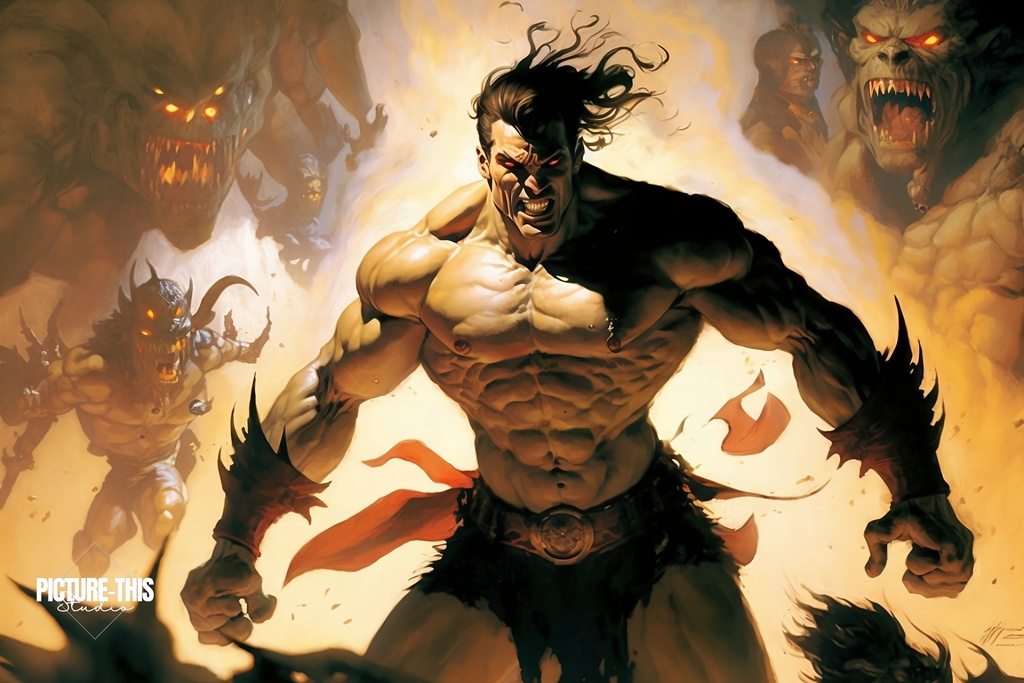 Superhero Showdown: A Collection of 10 Dynamic and Thrilling Illustrations